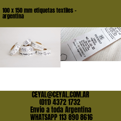100 x 150 mm etiquetas textiles – argentina