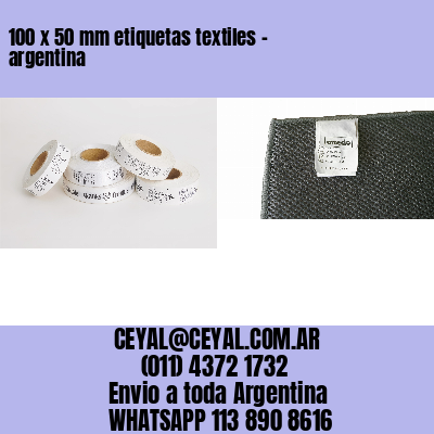 100 x 50 mm etiquetas textiles – argentina
