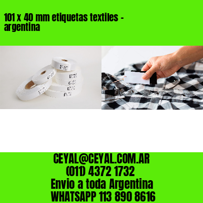 101 x 40 mm etiquetas textiles – argentina