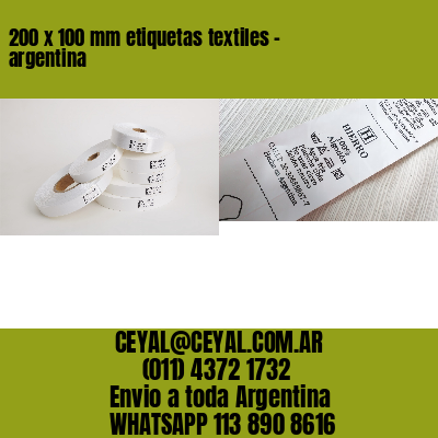 200 x 100 mm etiquetas textiles – argentina