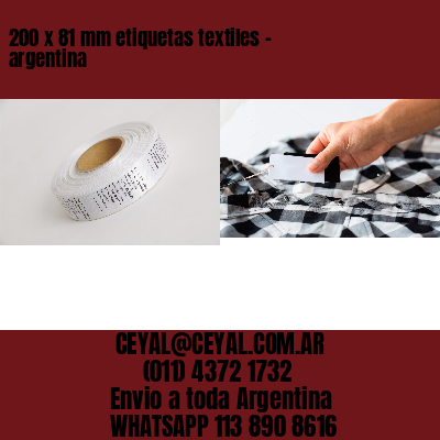 200 x 81 mm etiquetas textiles – argentina