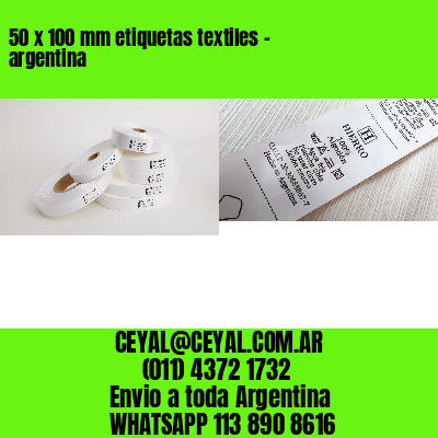 50 x 100 mm etiquetas textiles – argentina