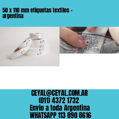 50 x 110 mm etiquetas textiles – argentina