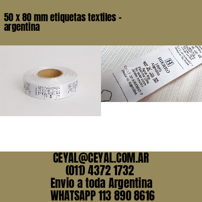 50 x 80 mm etiquetas textiles – argentina