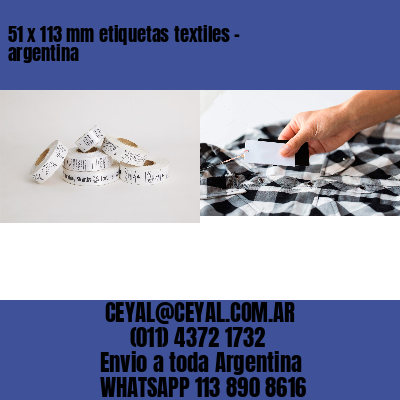 51 x 113 mm etiquetas textiles – argentina