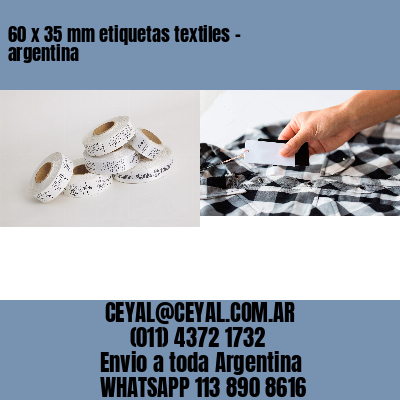 60 x 35 mm etiquetas textiles – argentina
