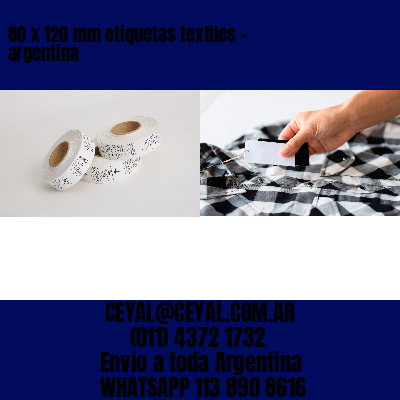 80 x 120 mm etiquetas textiles – argentina