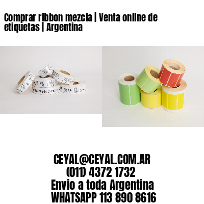 Comprar ribbon mezcla | Venta online de etiquetas | Argentina