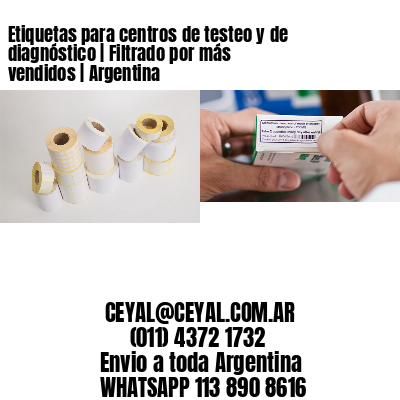 Etiquetas para centros de testeo y de diagnóstico | Filtrado por más vendidos | Argentina