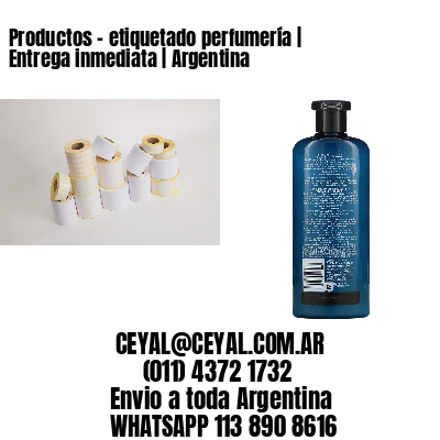 Productos – etiquetado perfumería | Entrega inmediata | Argentina