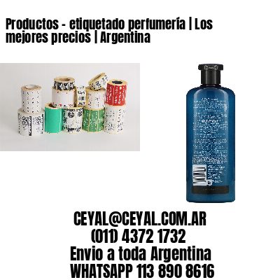 Productos - etiquetado perfumería | Los mejores precios | Argentina