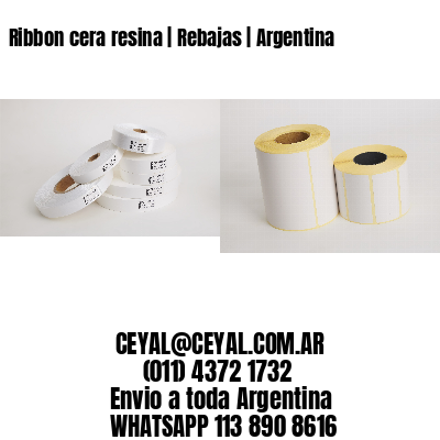 Ribbon cera resina | Rebajas | Argentina