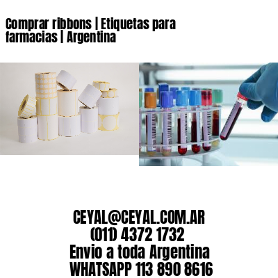 Comprar ribbons | Etiquetas para farmacias | Argentina