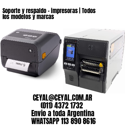 Soporte y respaldo – impresoras | Todos los modelos y marcas
