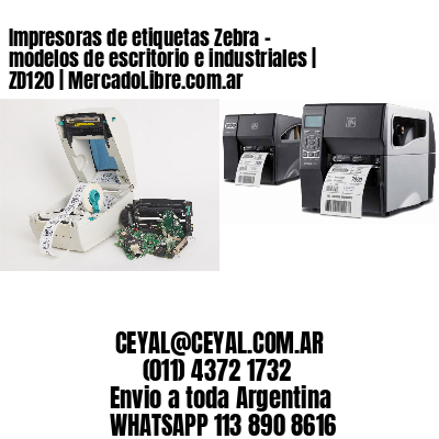 Impresoras de etiquetas Zebra – modelos de escritorio e industriales | ZD120 | MercadoLibre.com.ar