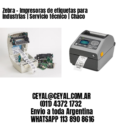 Zebra – Impresoras de etiquetas para industrias | Servicio técnico | Chaco