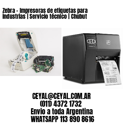 Zebra – Impresoras de etiquetas para industrias | Servicio técnico | Chubut