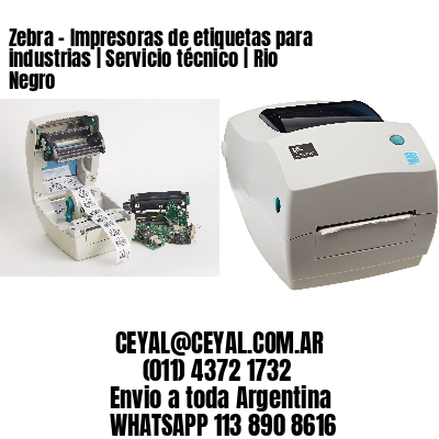 Zebra – Impresoras de etiquetas para industrias | Servicio técnico | Rio Negro