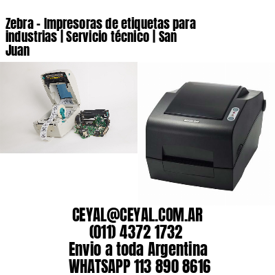 Zebra – Impresoras de etiquetas para industrias | Servicio técnico | San Juan