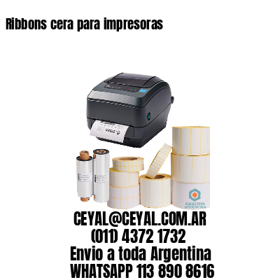 Ribbons cera para impresoras
