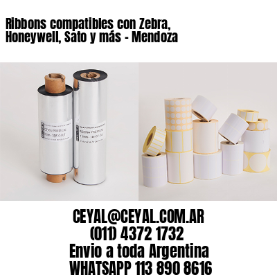 Ribbons compatibles con Zebra, Honeywell, Sato y más – Mendoza