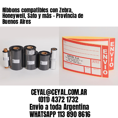 Ribbons compatibles con Zebra, Honeywell, Sato y más – Provincia de Buenos Aires