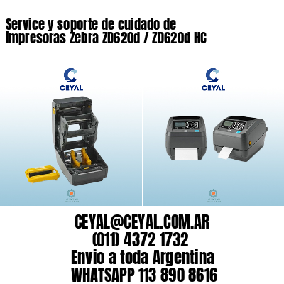 Service y soporte de cuidado de impresoras Zebra ZD620d / ZD620d‑HC
