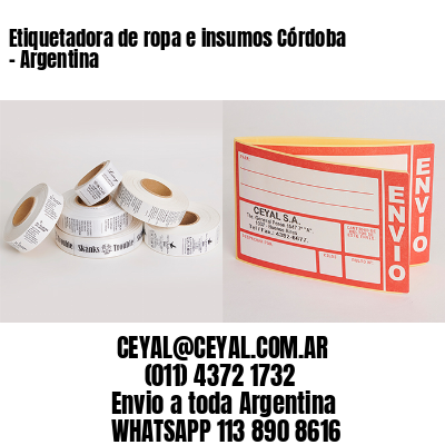 Etiquetadora de ropa e insumos Córdoba – Argentina