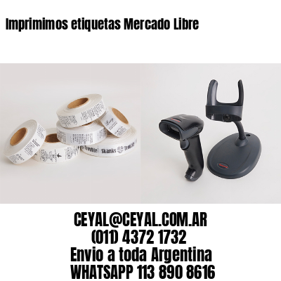 Imprimimos etiquetas Mercado Libre