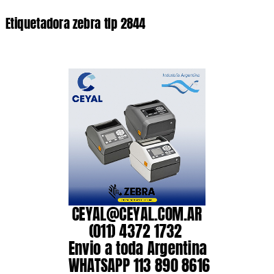 Etiquetadora zebra tlp 2844