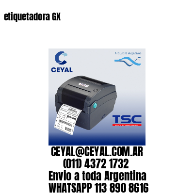 etiquetadora GX