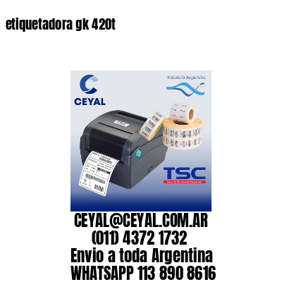 etiquetadora gk 420t