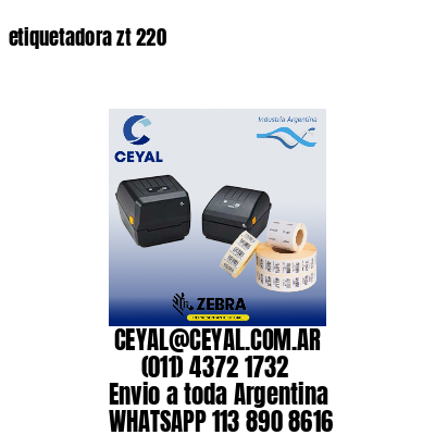 etiquetadora zt 220