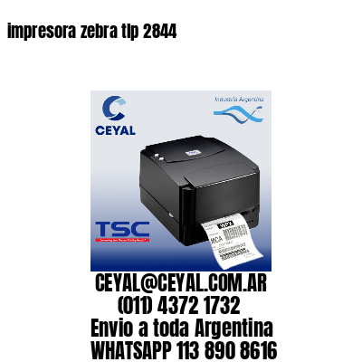impresora zebra tlp 2844