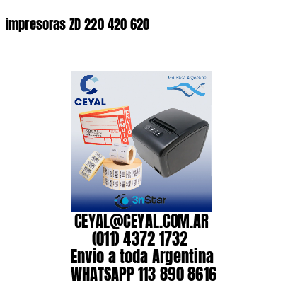 impresoras ZD 220 420 620