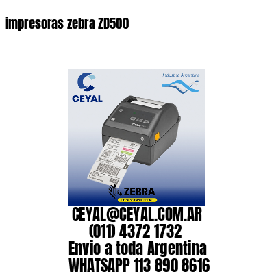 impresoras zebra ZD500