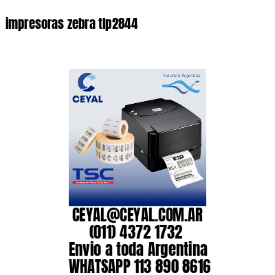 impresoras zebra tlp2844