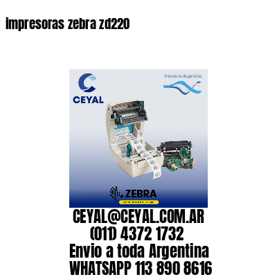 impresoras zebra zd220
