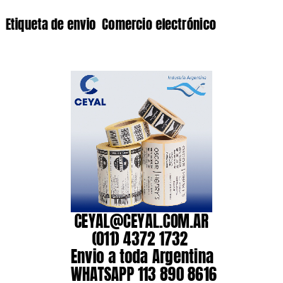 Etiqueta de envio  Comercio electrónico