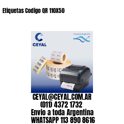 Etiquetas Codigo QR 110X50