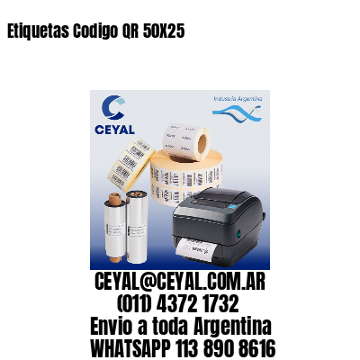 Etiquetas Codigo QR 50X25