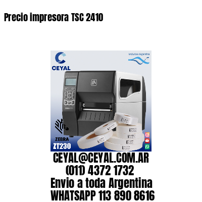 Precio impresora TSC 2410