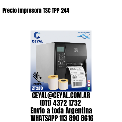 Precio impresora TSC TPP 244