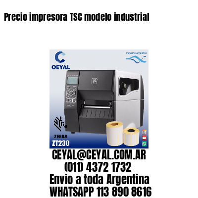 Precio impresora TSC modelo industrial