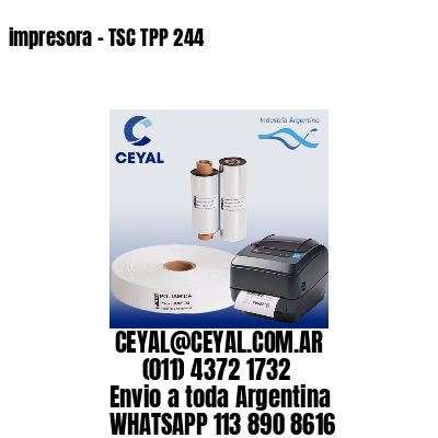 impresora – TSC TPP 244