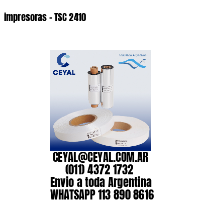 impresoras – TSC 2410