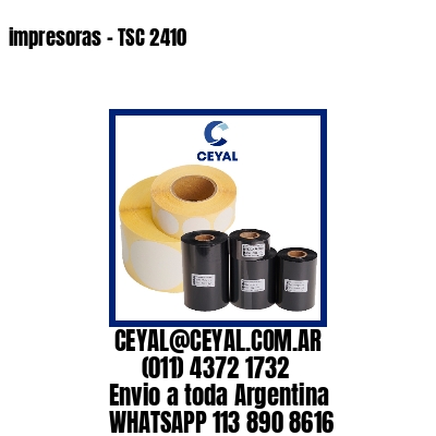 impresoras – TSC 2410