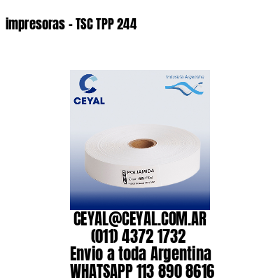 impresoras – TSC TPP 244