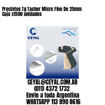 Precintos Tg Tacher Micro Fino De 25mm Caja x1500 unidades