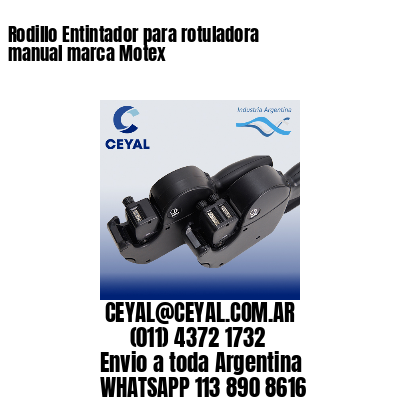 Rodillo Entintador para rotuladora manual marca Motex